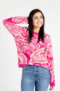 Looking Good in Paisley Sweater Lovely Melody