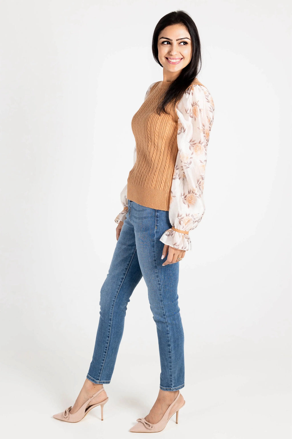 Wanna Be With You Knit Sweater Top FATE INC