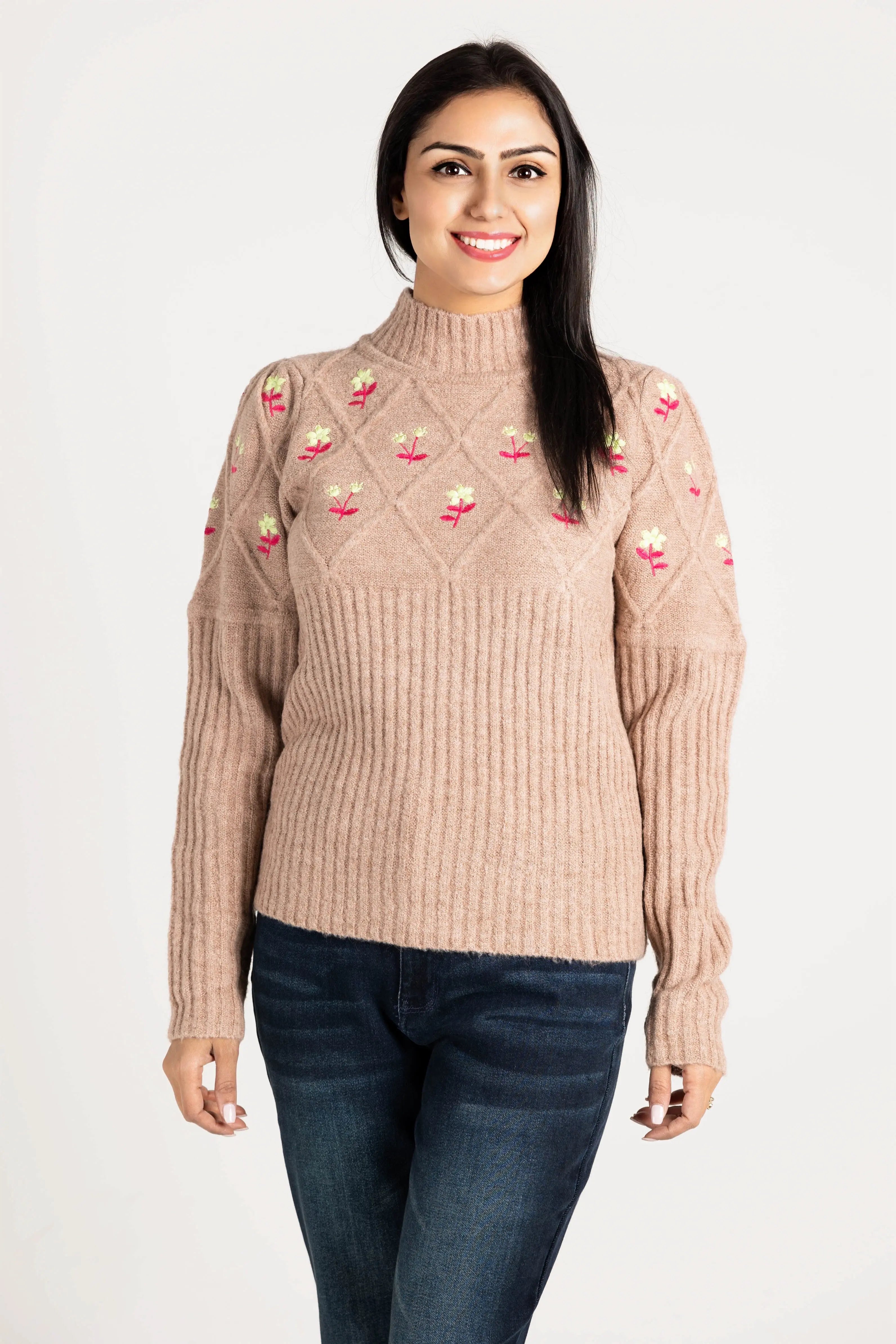 Happy Times Floral Sweater Bezza