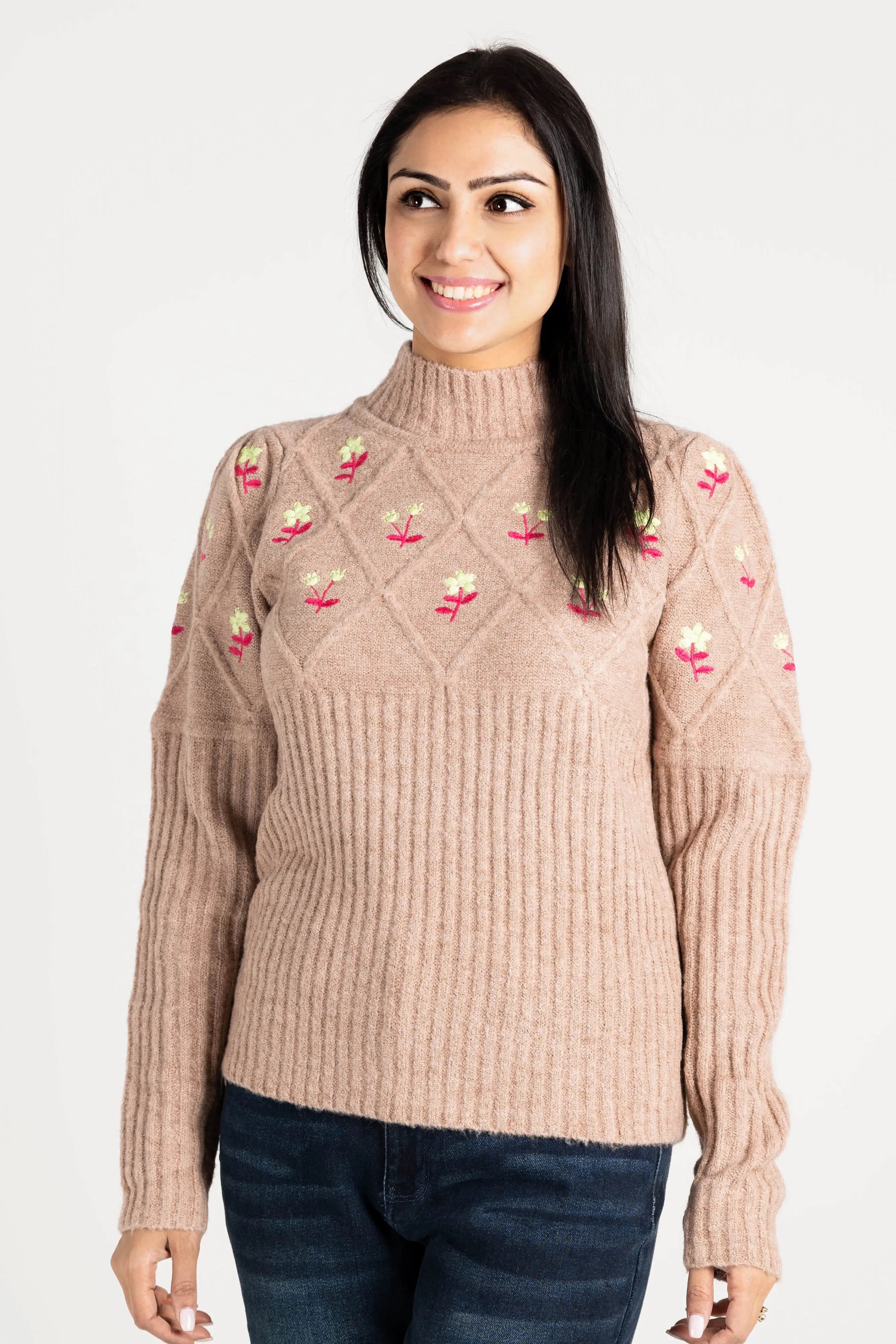 Happy Times Floral Sweater Bezza