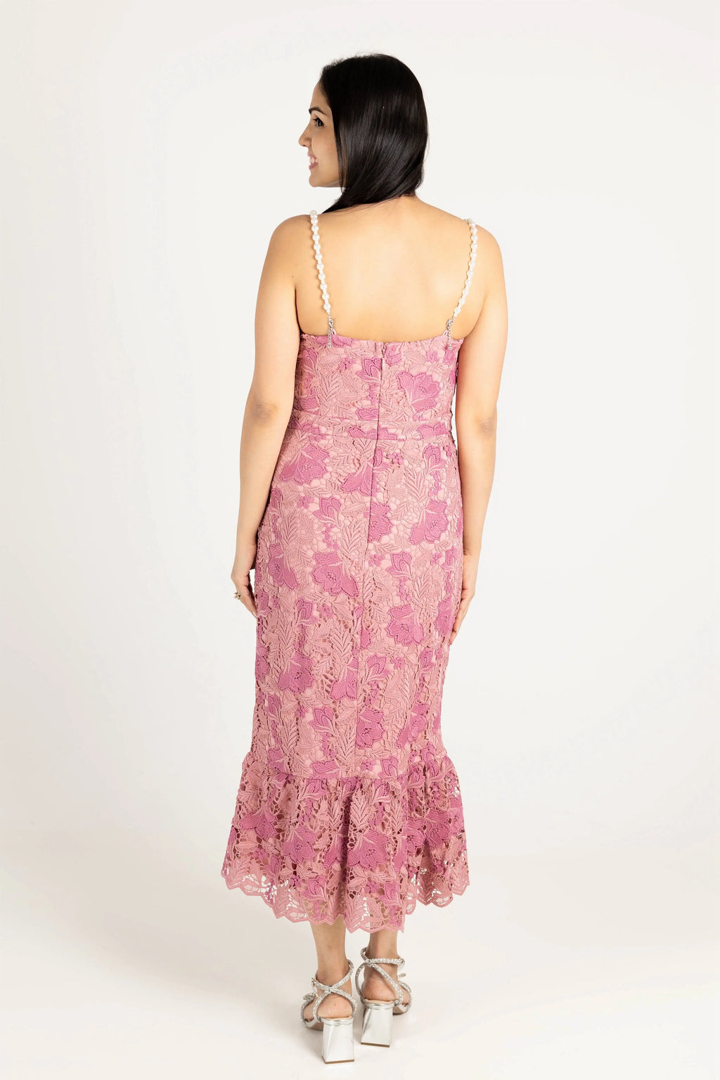 Beyond the Sea Pearl Trim Mermaid Dress Just Me