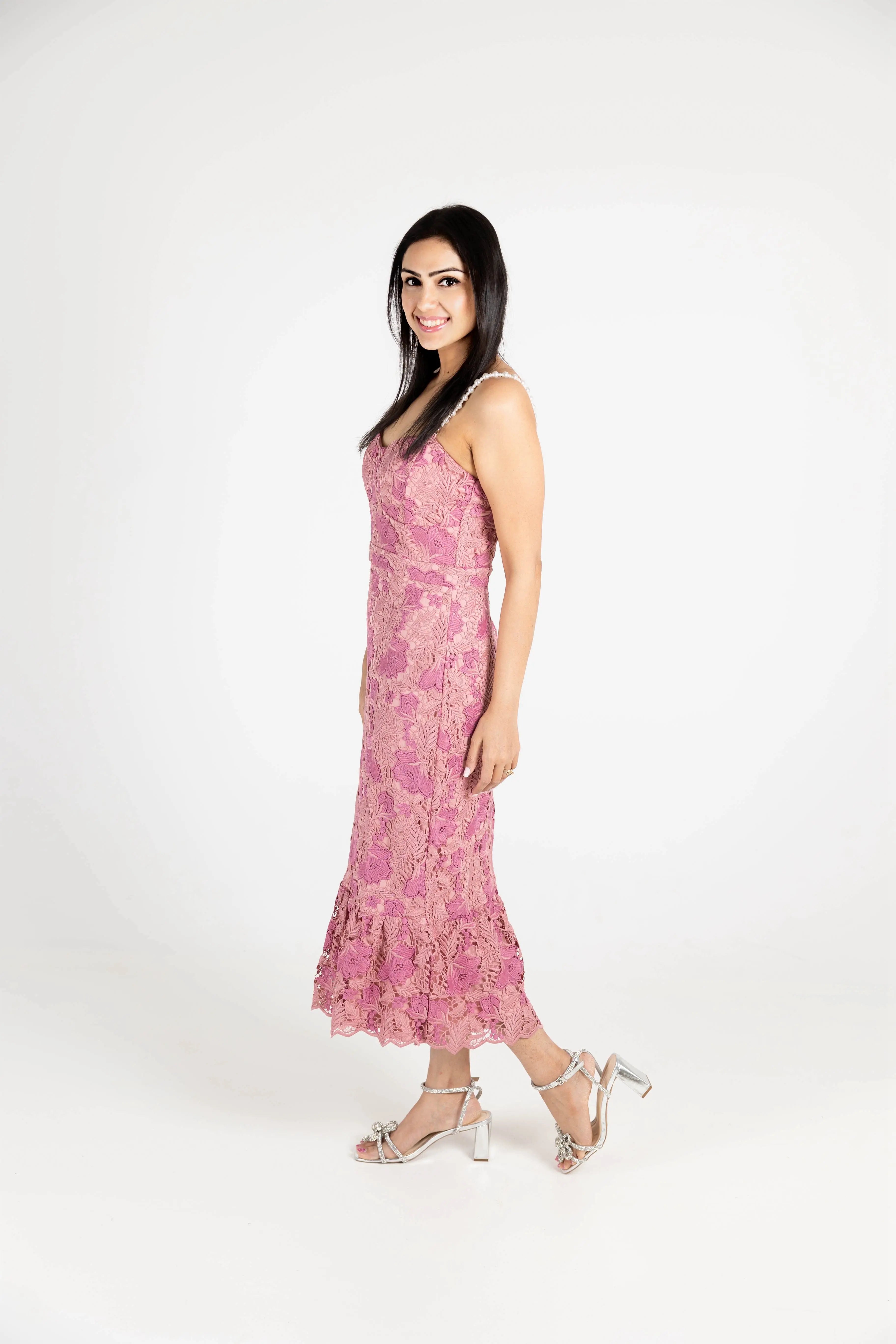 Beyond the Sea Pearl Trim Mermaid Dress Just Me