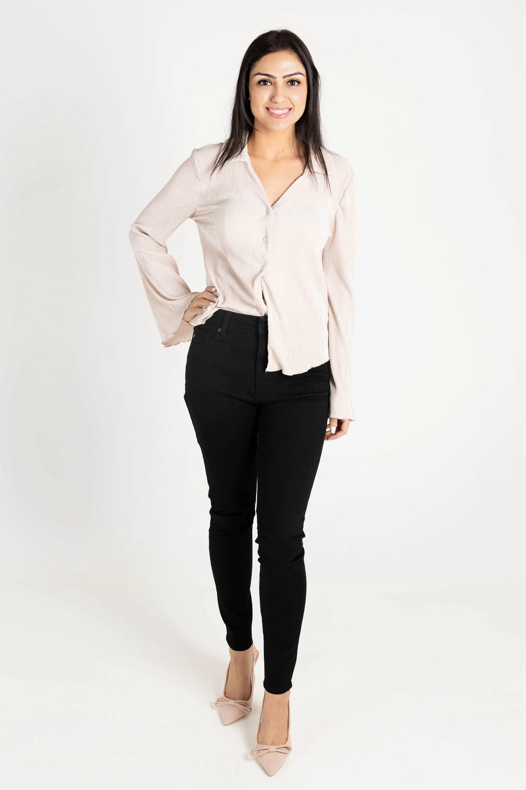 Rolling in the Deep Pleated Top HYFVE