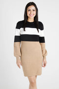 Maverick Color Block Sweater Dress Jess Lea