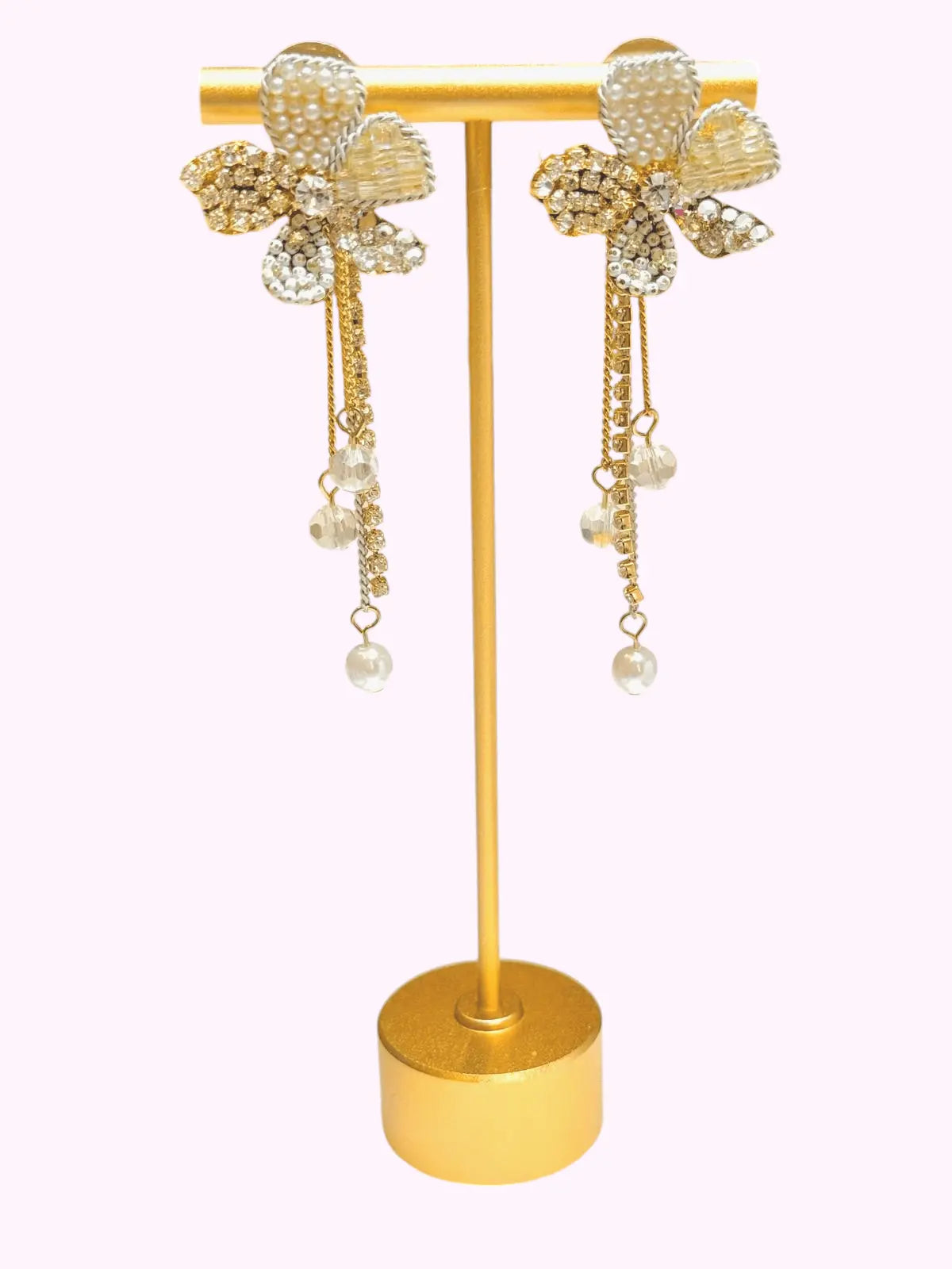 Orchid Flower Earrings Betty Oh