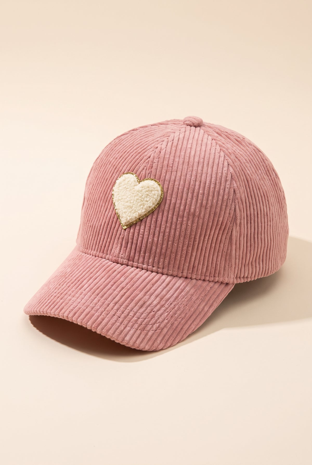 Brianna Heart Corduroy Cap, Still life