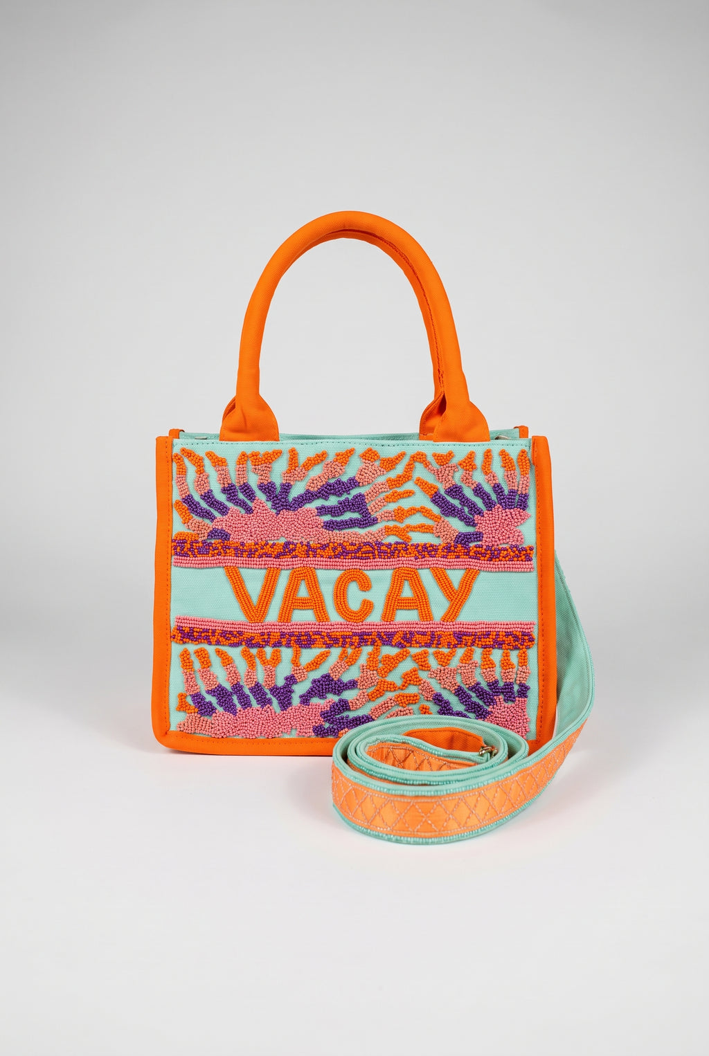 Callie Caribbean Vacay Handbag, Back