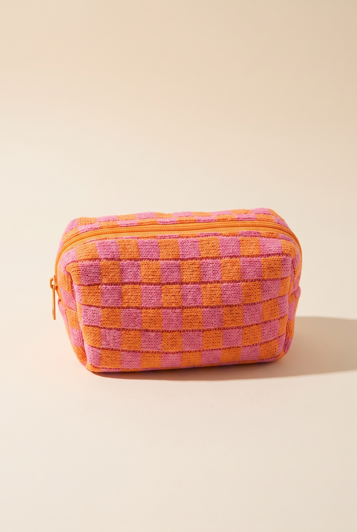 Check Yourself Cosmetic Bag, Orange still life
