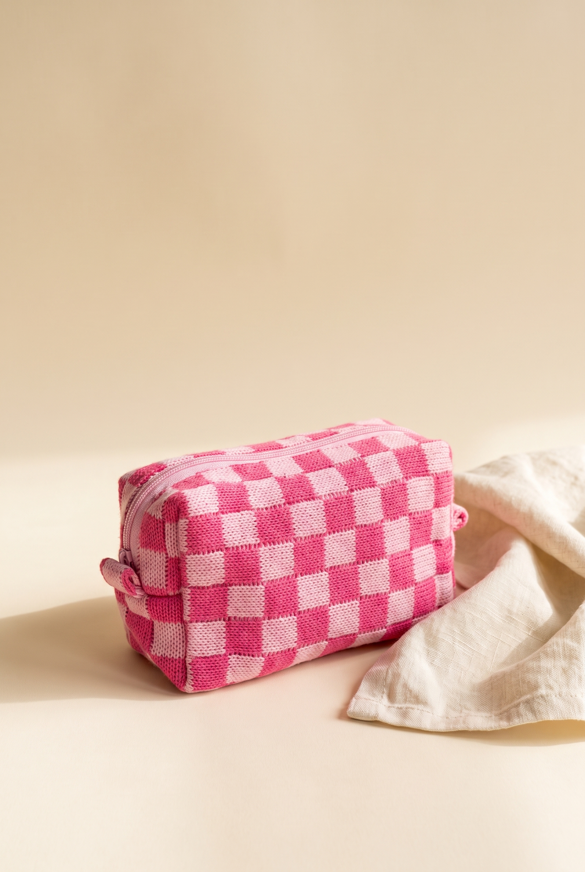 Check Yourself Cosmetic Bag, Still life