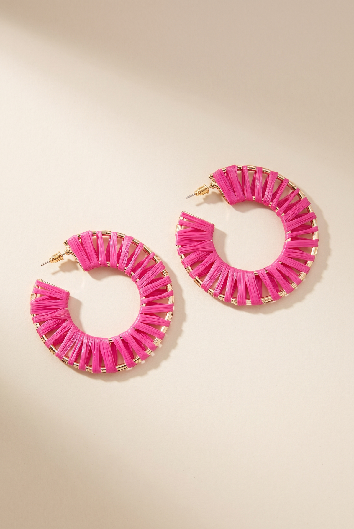Chloe Earrings, Pink still life
