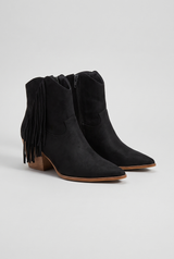 Dixie Tassel Detail Pointed-Toe Western Ankle Boots, Packshot
