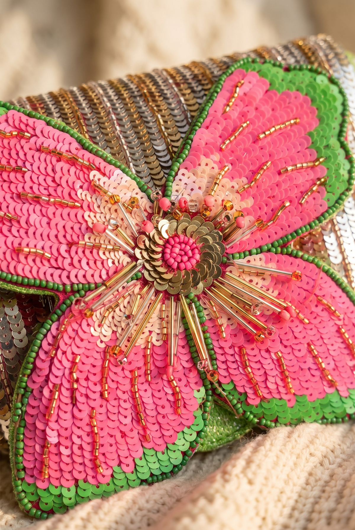 Flora Glam Doll Top Handle Bag, Detail