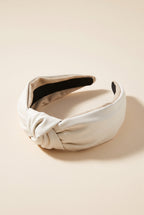 Florence Vegan Leather Headband, Still life