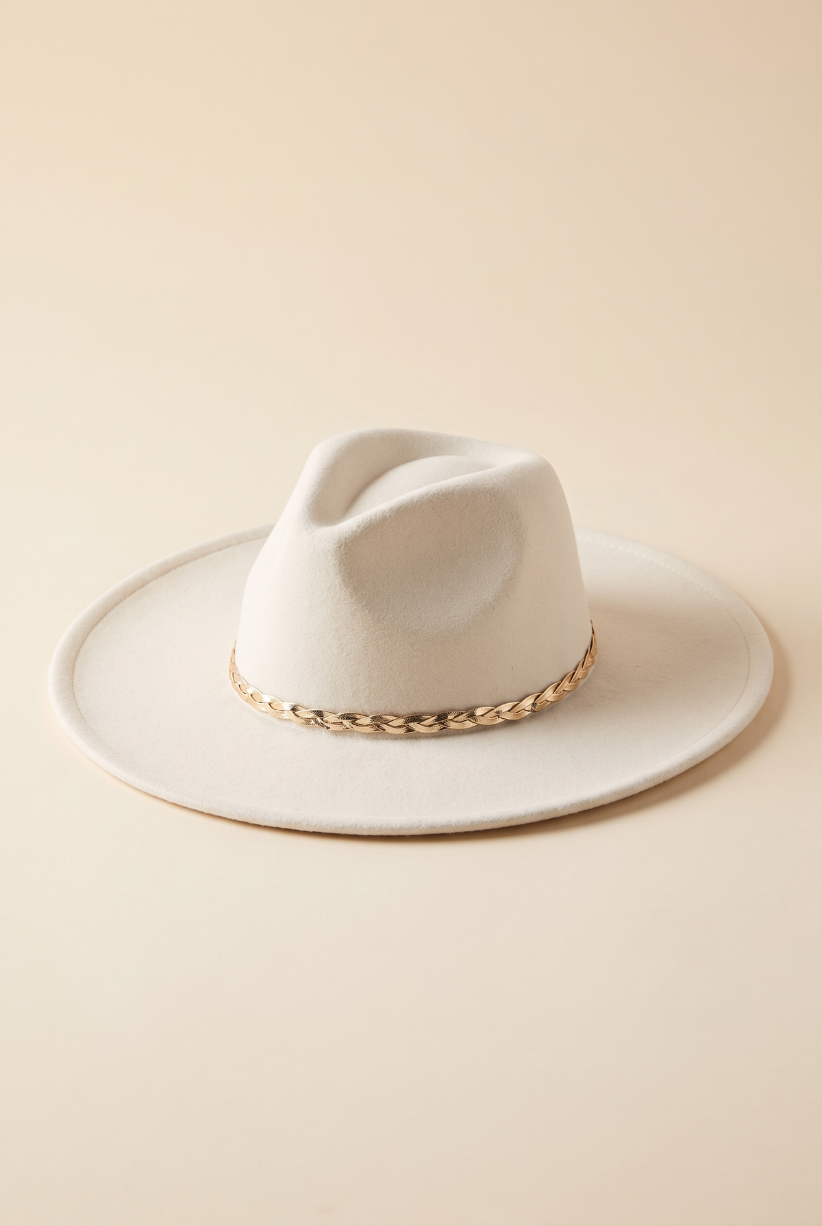 Hadley Braided Chain Fedora Hat, Still life