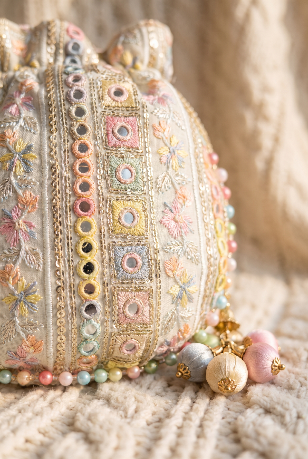 Henna Handmade Bag, Detail