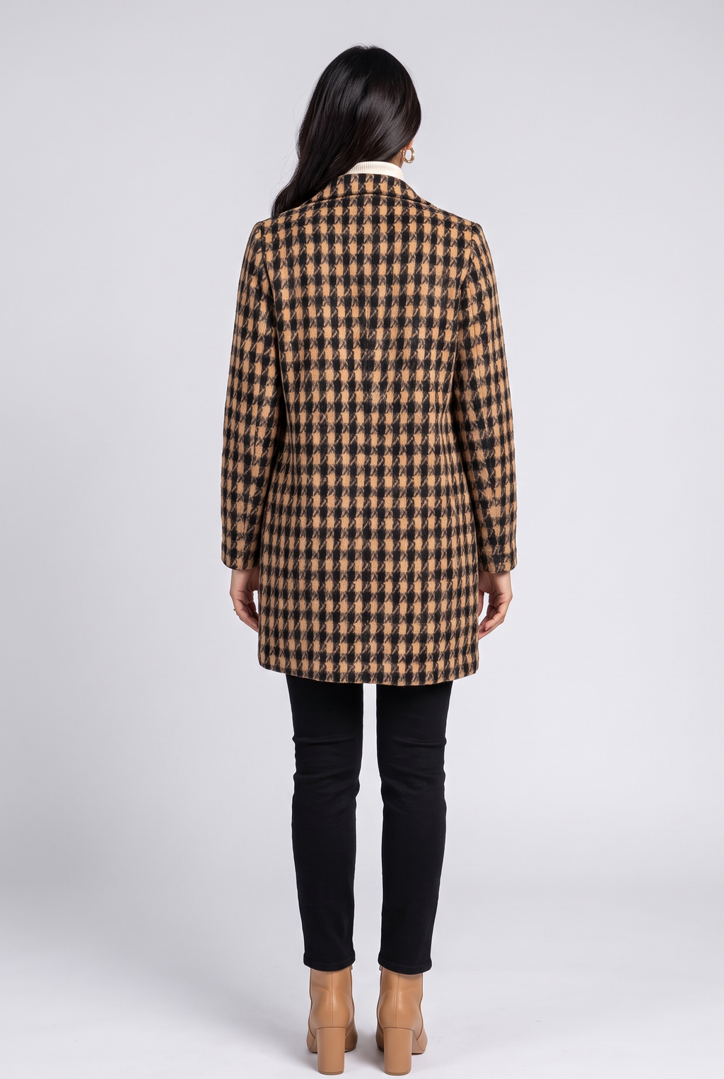 It's Always About You One Button Jacquard Jacket, Back
