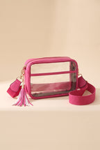 Joanna Cross Body Camera Bag, Fuchsia still life