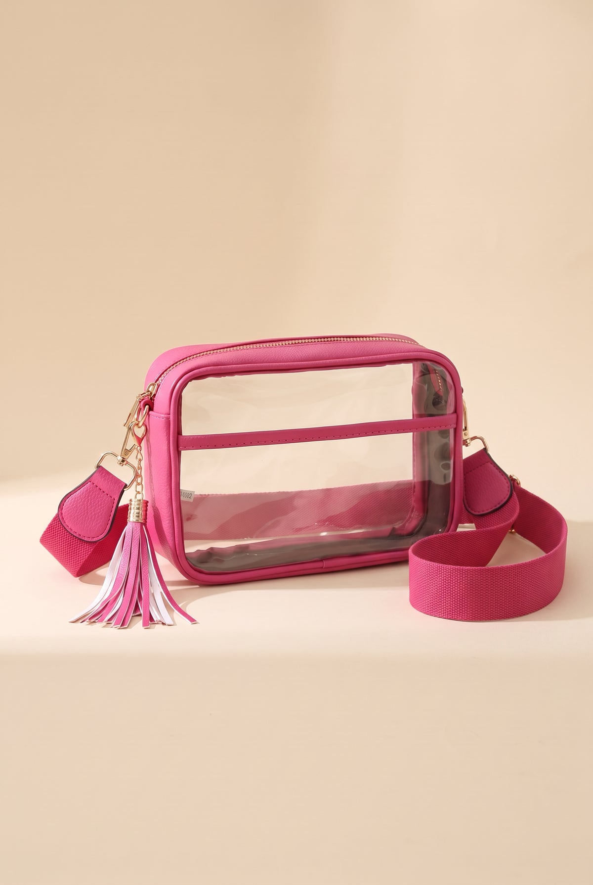 Joanna Cross Body Camera Bag, Fuchsia still life