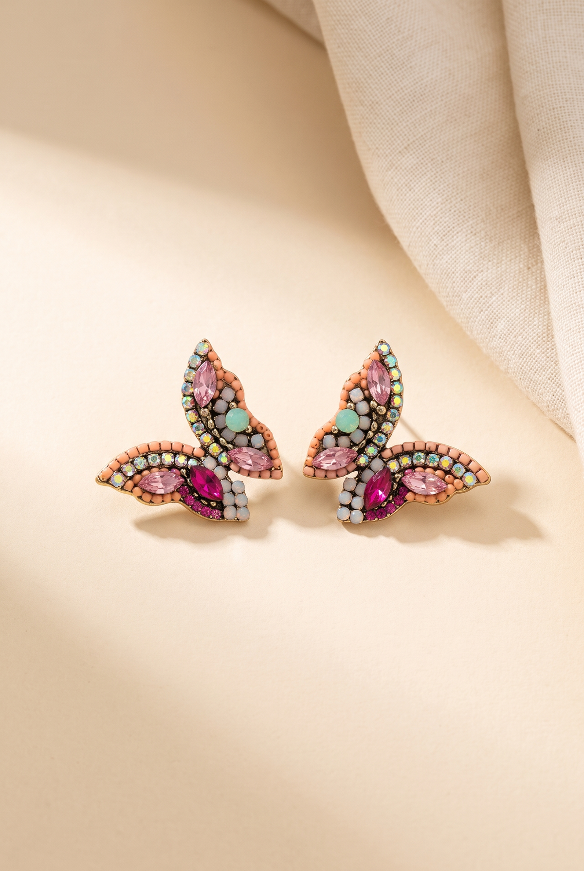 June Butterfly Earrings, Still life