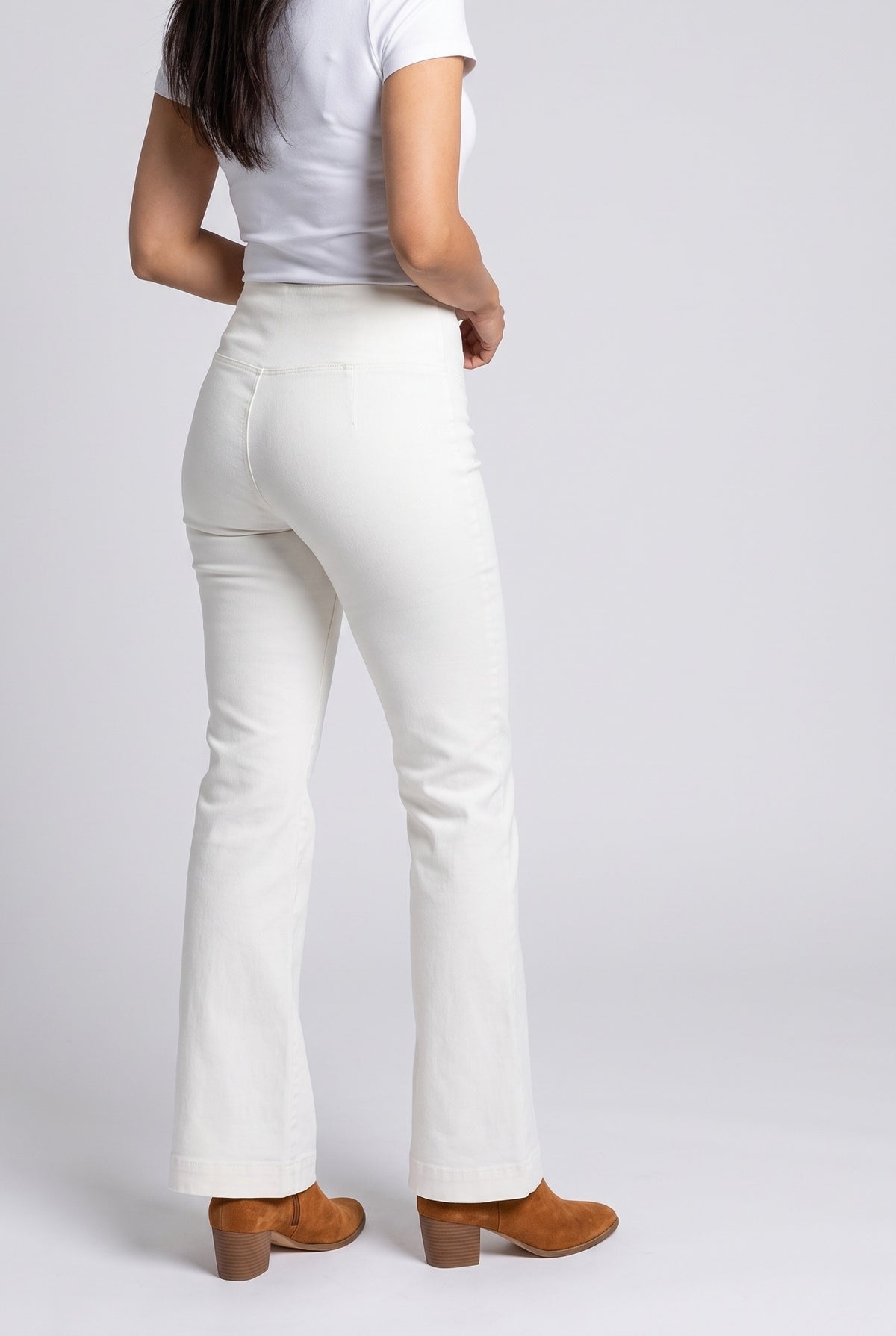 Just The Beginning Flare Jeans, Back