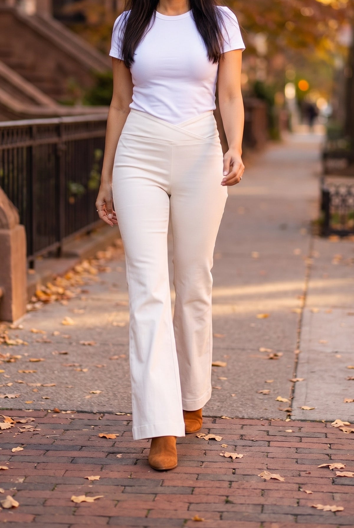 Just The Beginning Flare Jeans, Fall street