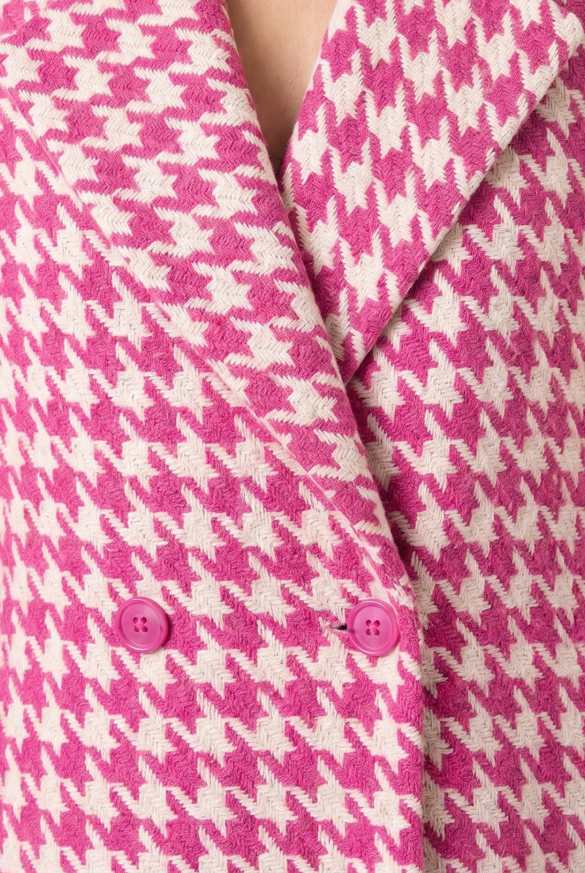 Just The Way You Are Double Breasted Long Coat, Close-up