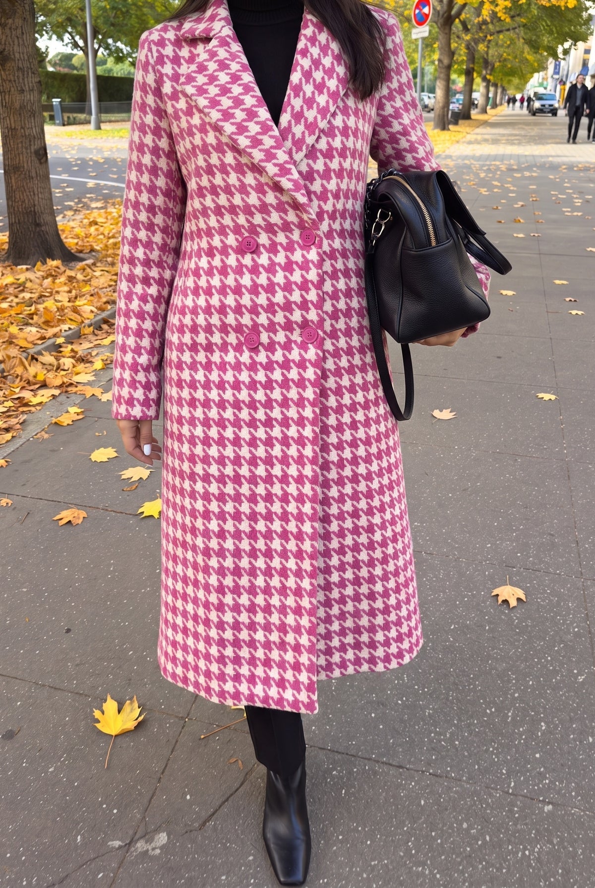 Just The Way You Are Double Breasted Long Coat, Lifestyle