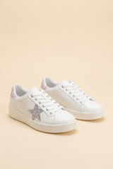 Let Her Go Starry Glitter Star Detail Sneakers, Still life