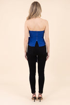 Love Is An Open Door Side Bow Tube Top, Back