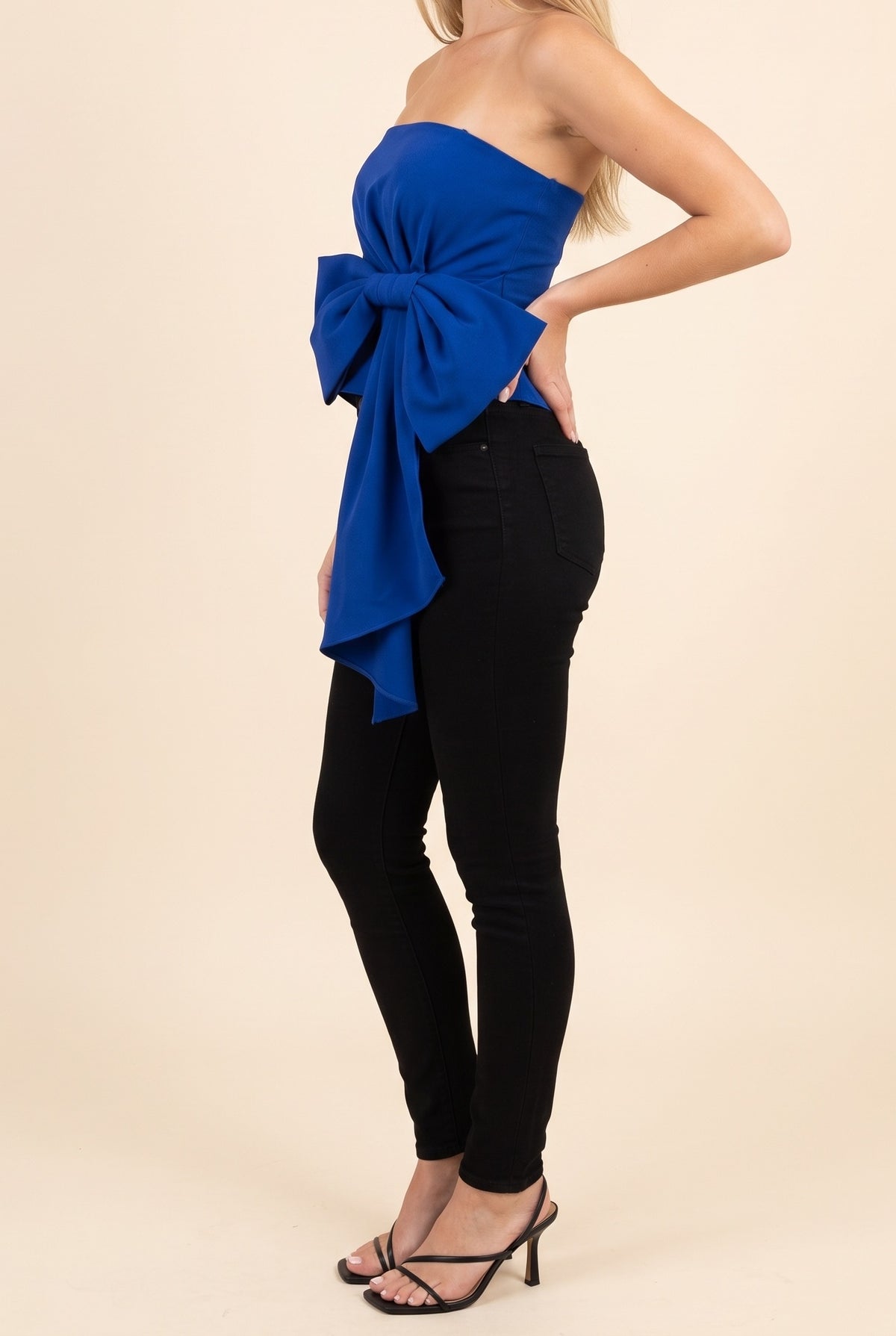 Love Is An Open Door Side Bow Tube Top, Side