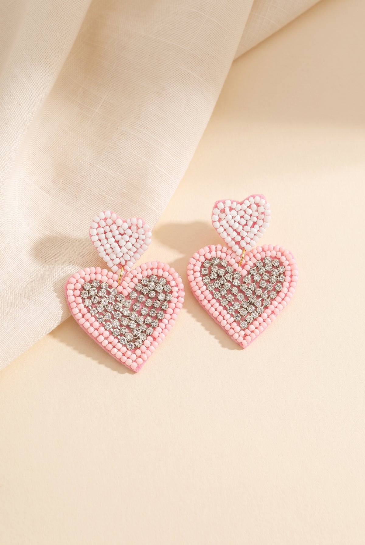 Loveleen Heart Earrings, Still life