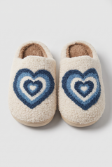 Lucy Cozy Heart Slippers, Front