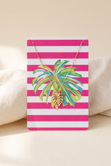 Marina Palm Leaf Necklace, Still life