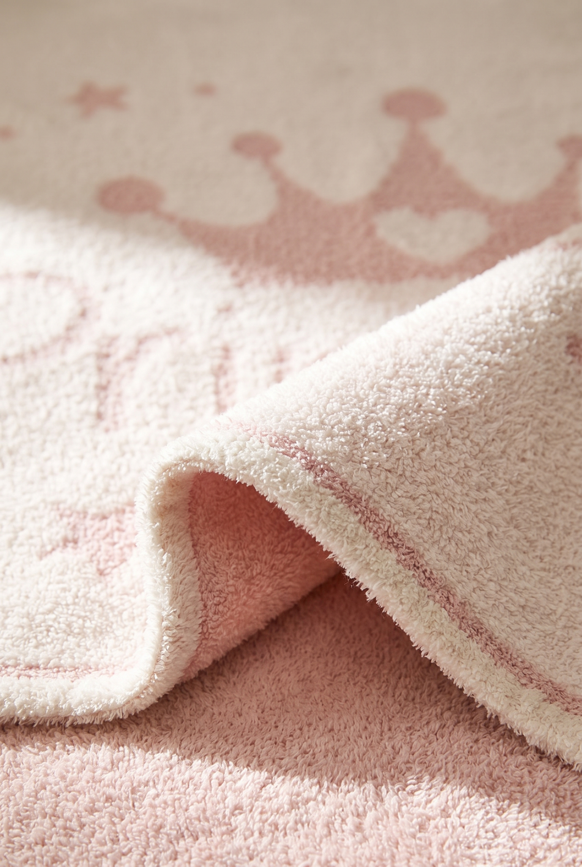 Molly Princess Kids Luxury Soft Throw Blanket, Detail