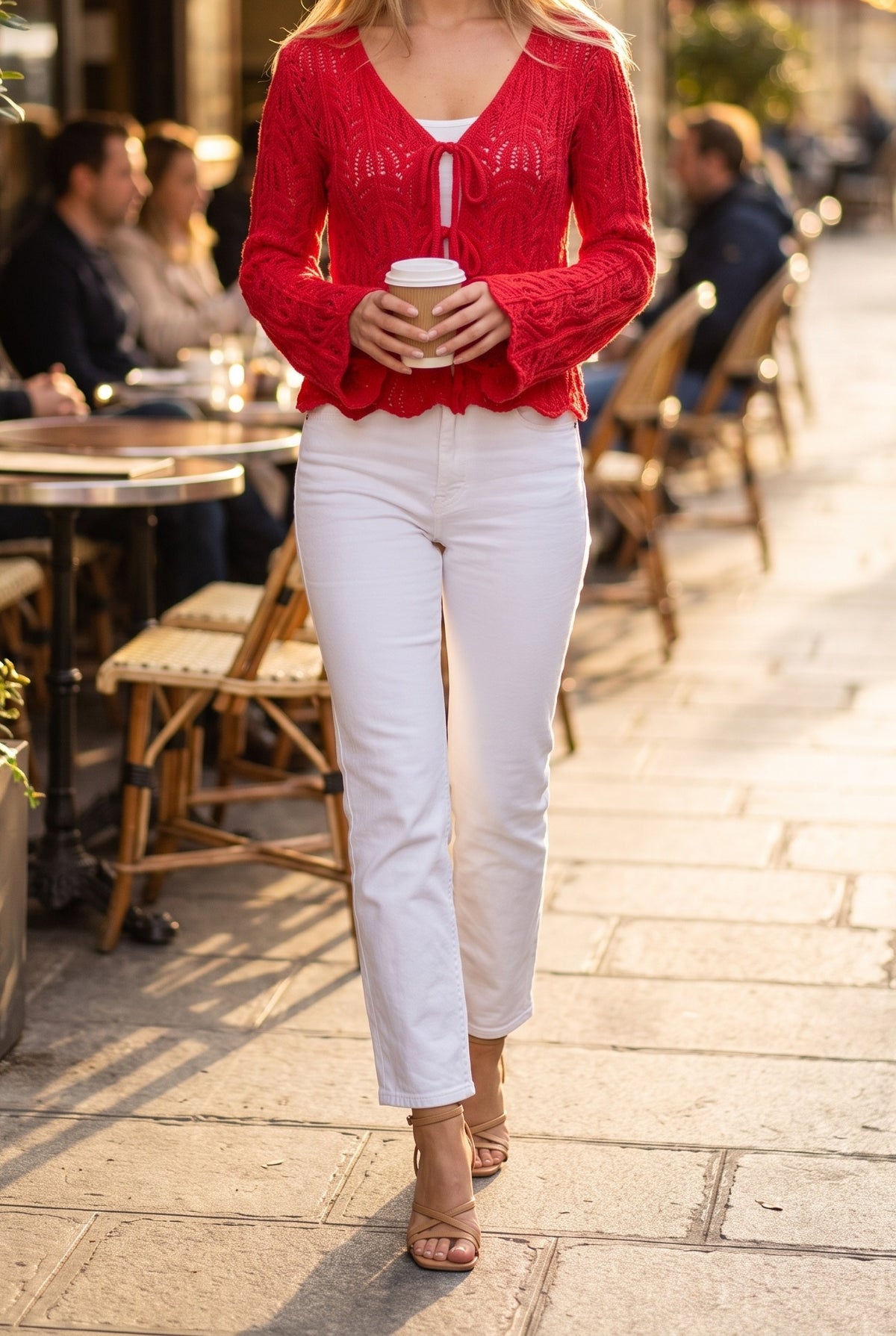 My One True Love Front Tie Knit Cardigan, Lifestyle