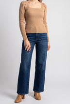 My Way Square Neck Sweater, Close-up