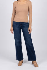 My Way Square Neck Sweater, Front