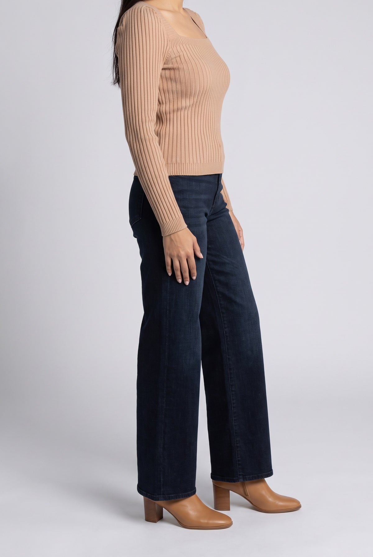My Way Square Neck Sweater, Side