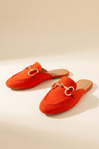 Natalia Flat Slip On Mule, Still life