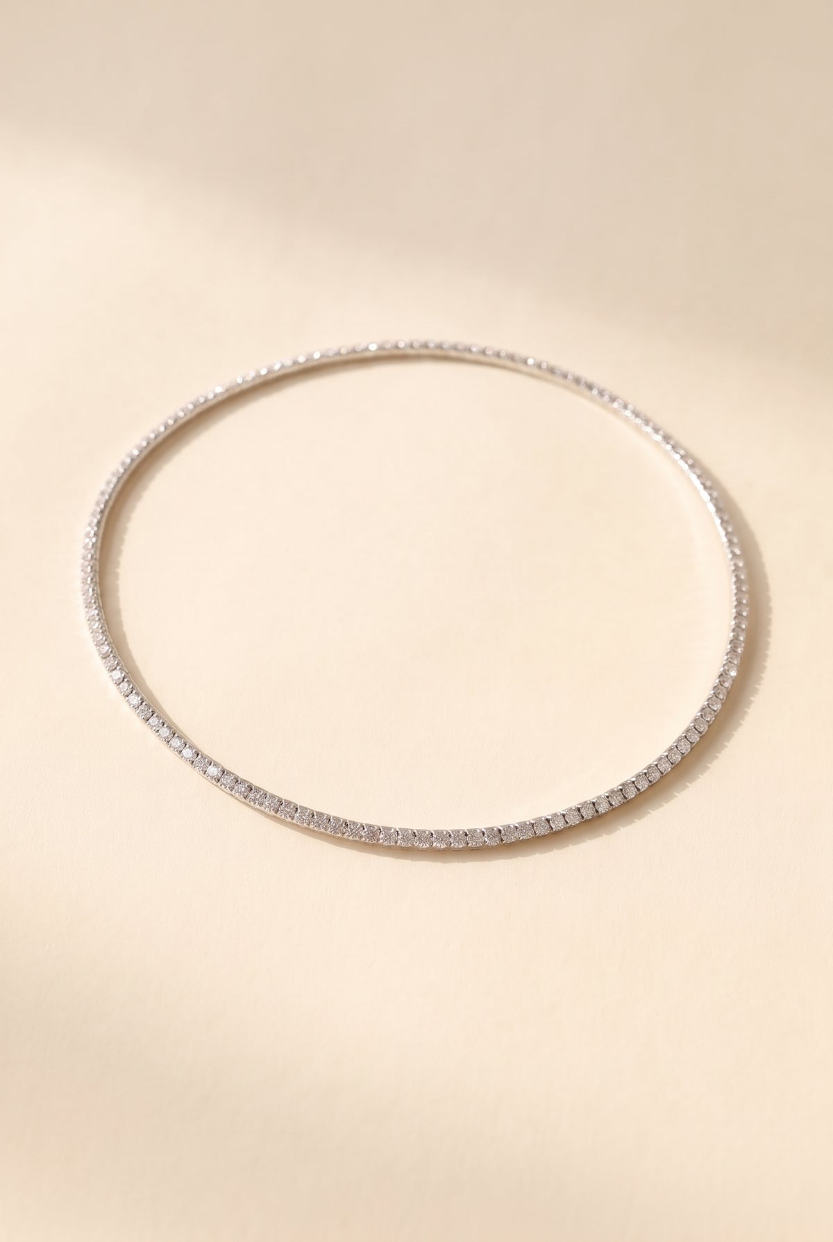 Nora Choker Necklace, Gold still life