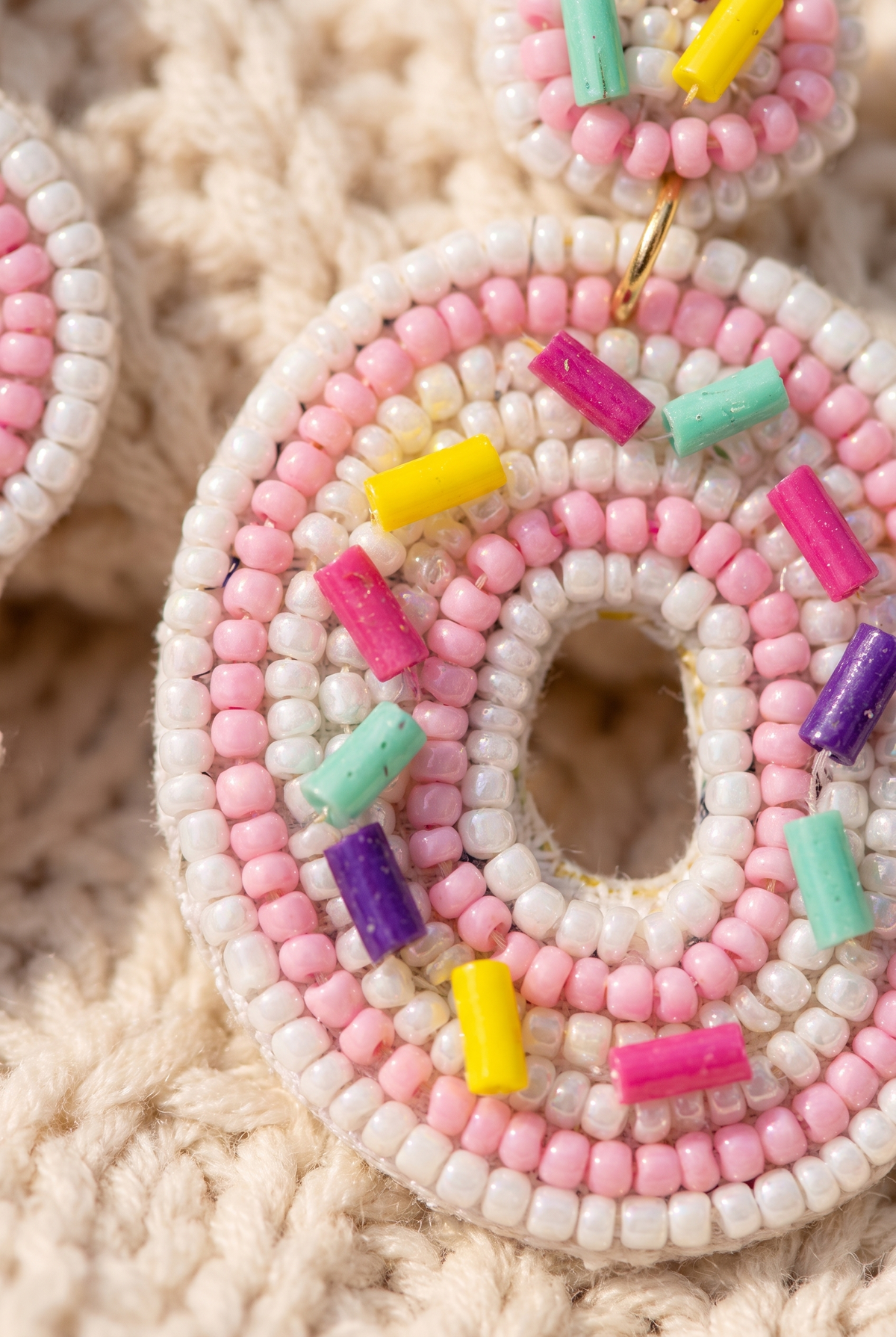 Renata Thirty, Flirty and Thriving Earrings, Detail