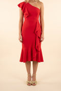 Scarlet Sway Midi Dress, Front