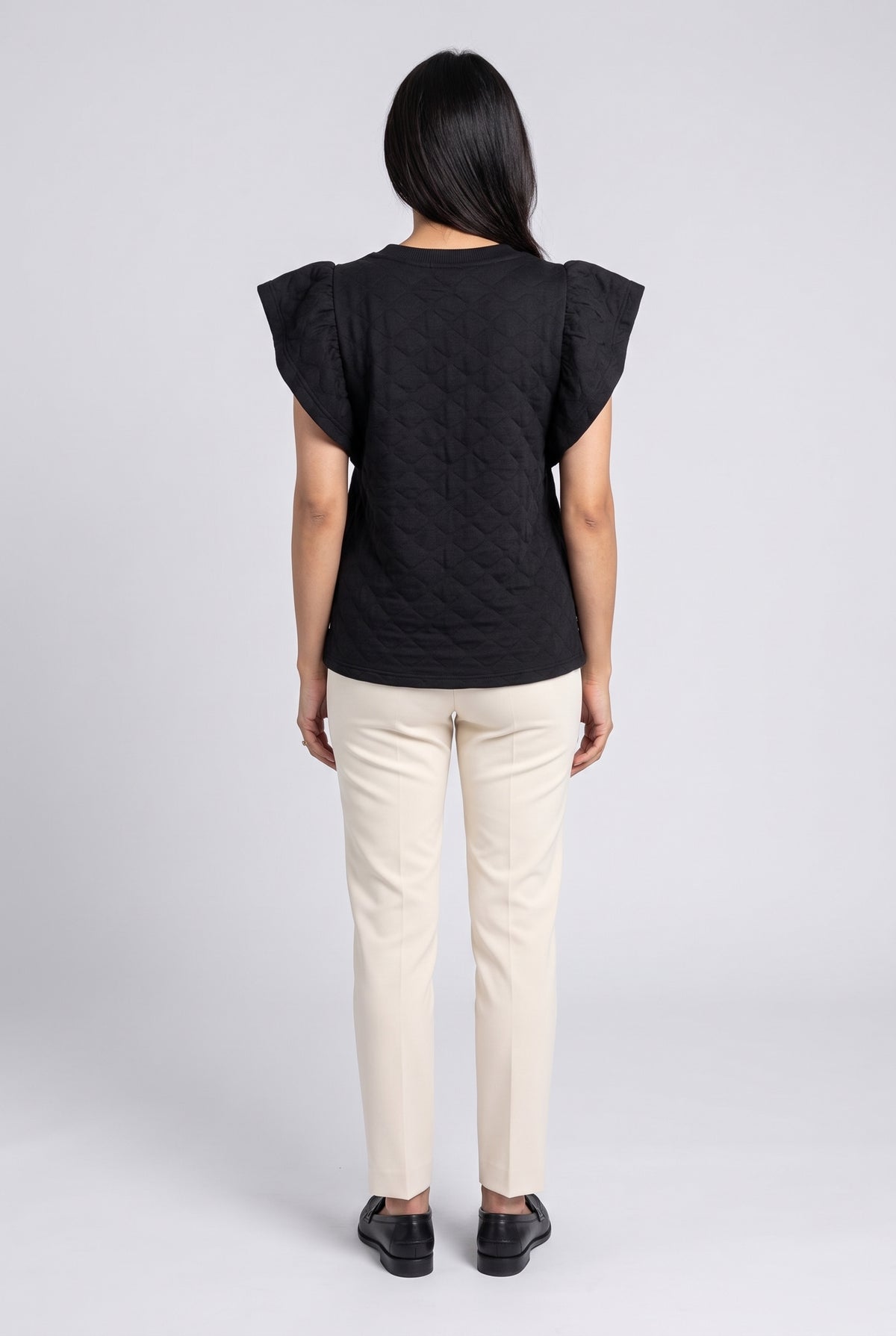 See you Tonight Ruffle Sleeve Top, Back
