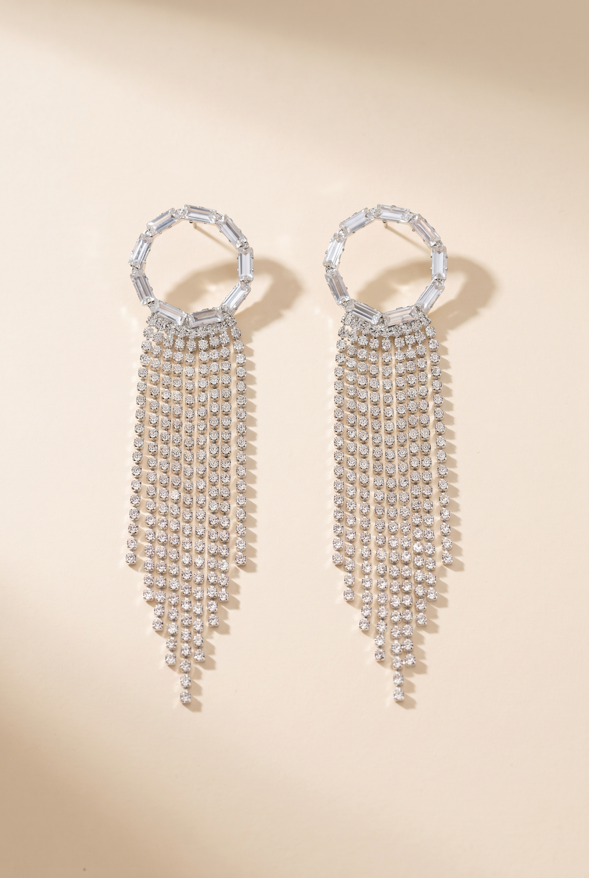 Shyla Drop Style Earring, Silver still life