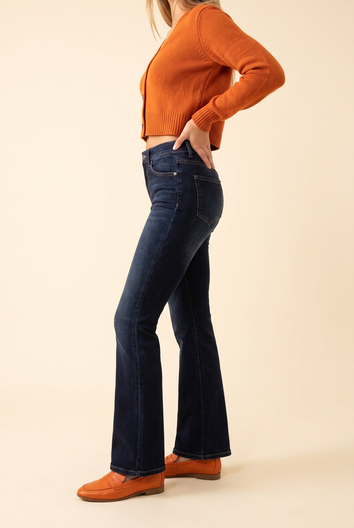 Stand Out High Rise Flare Jeans, Side