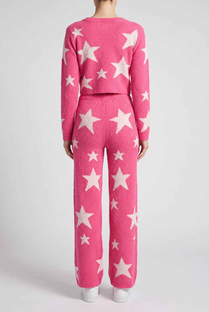 Stardust Cozy Top With Matching Pants, Back