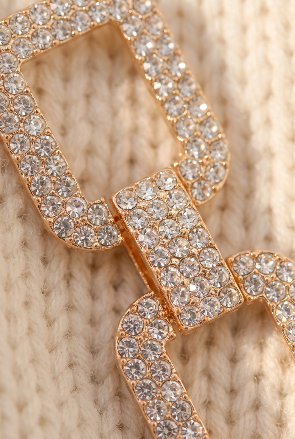 Taylor Rhinestone Earring, Detail