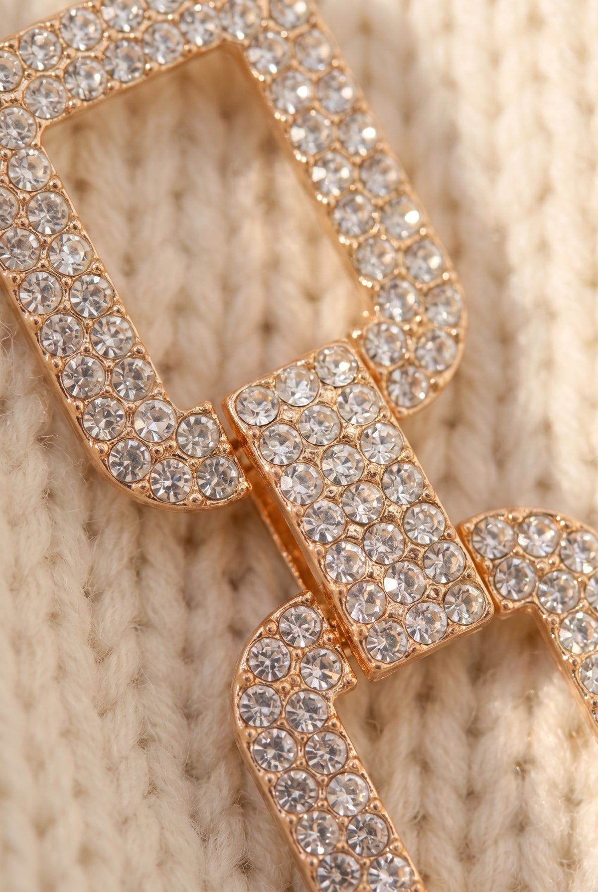 Taylor Rhinestone Earring, Detail