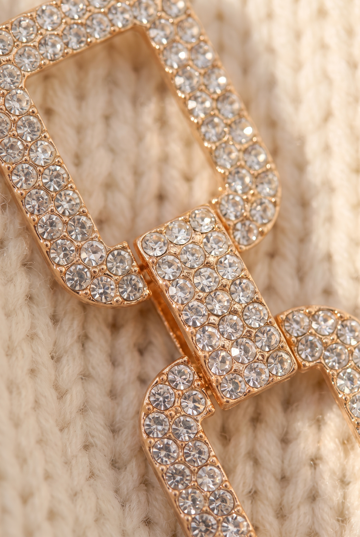 Taylor Rhinestone Earring, Detail