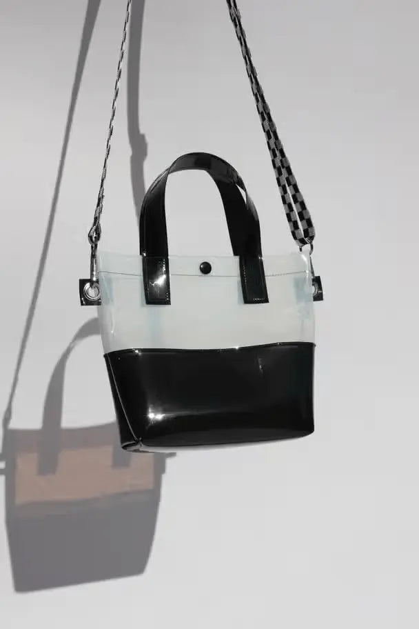 Aria Vinyl Handbag Kate Corn